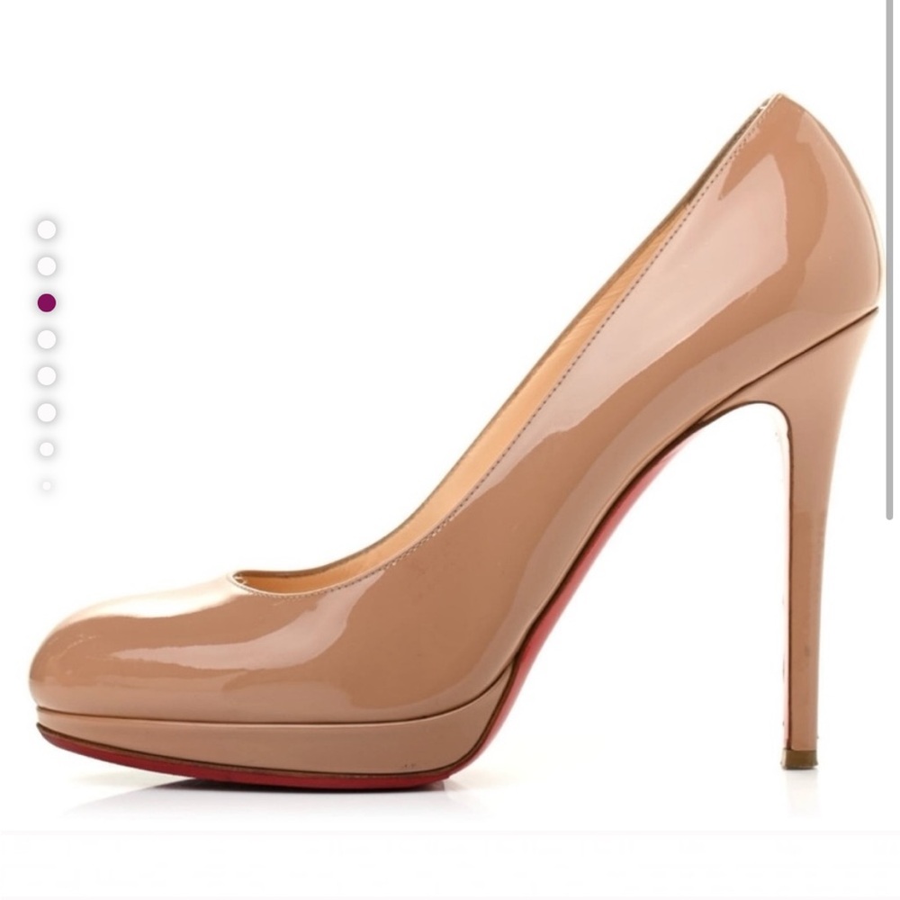 Christian Louboutin NEW SIMPLE PUMP 120 PATENT CALF